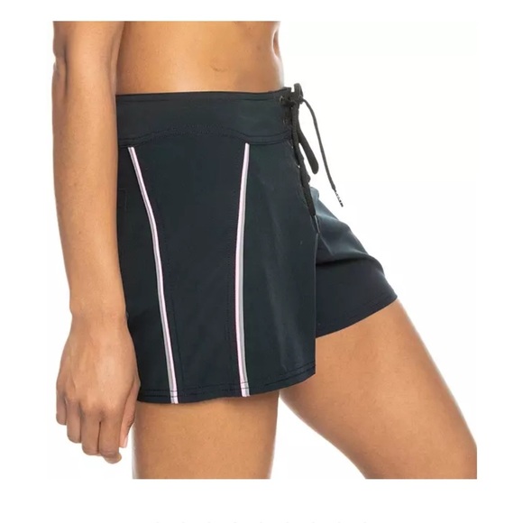 Roxy Women's XL Pro The 93 Win Boardshorts Swim Trunks Bottoms Black NWT - Picture 10 of 14